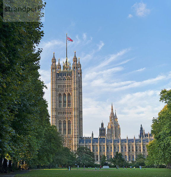 Häuser des Parlaments  Palast von Westminster  London  England  Großbritannien  Europa