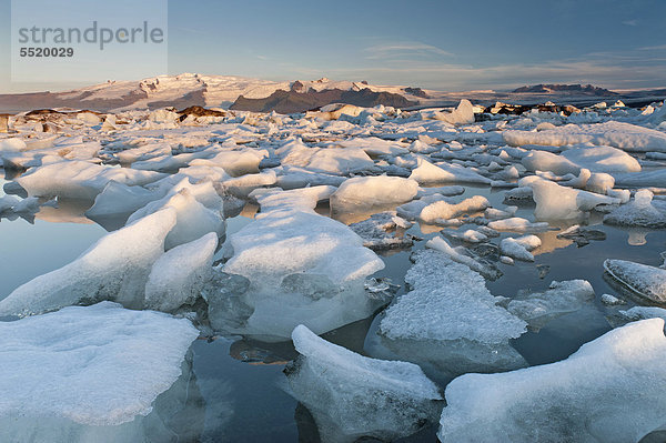 Gletscherlagune Jökuls·rlÛn  Südisland  Island  Europa