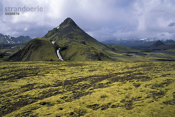 Berg Storhiver  bei ¡lftavatn  Laugavegur Wanderweg  Naturschutzgebiet Fjallabak  Hochland  Island  Europa