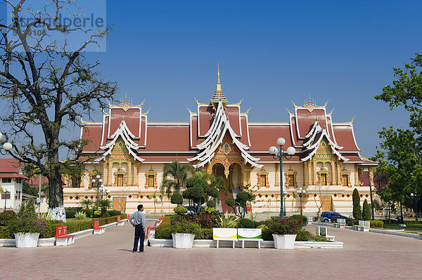 Tempel Ho Thammasapha  Vientiane  Laos  Indochina  Asien