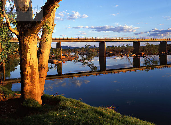 Brücke über den Ashburton River am North West Coastal Highway  Pilbara  Western Australia  Australien