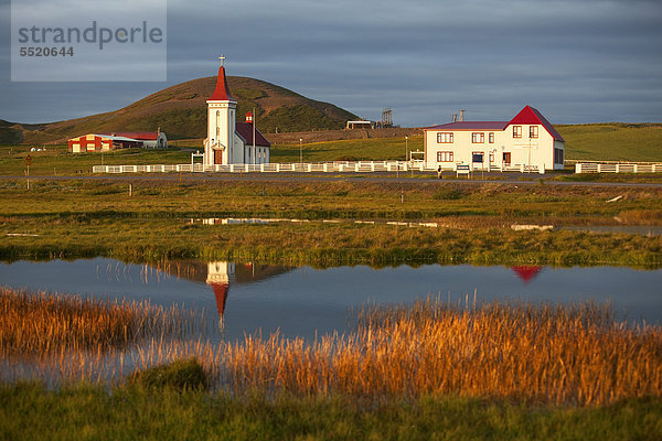 Kirche von Kopasker  Island  Europa