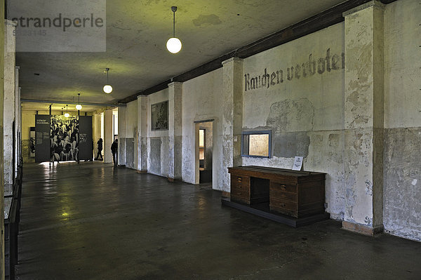 Schubraum auf dem KZ-Gelände  Dachau bei München  Bayern  Deutschland  Europa