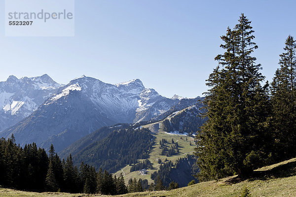 Vorarlberger Alpen  Brandnertal  Österreich  Europa