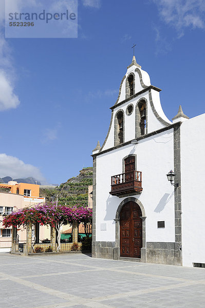 Kirche St. Michael  Tazacorte  La Palma  Kanarische Inseln  Kanaren  Spanien  Europa  ÖffentlicherGrund