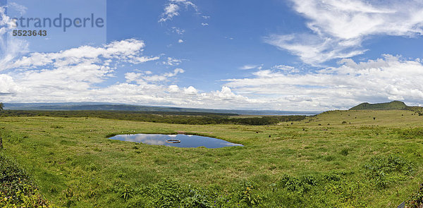 Landschaft im Lake-Nakuru-Nationalpark  Kenia  Ostafrika  Afrika  ÖffentlicherGrund