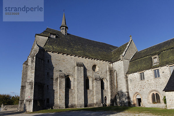 Kirche Saint Michel des Anges  Saint Angel  Parc Naturel Regional de Millevaches en Limousin  Regionaler Naturpark Millevaches en Limousin  DÈpartement Correze  Frankreich  Europa