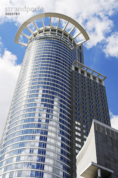 Westend Tower  Hauptsitz der DZ Bank  Frankfurt am Main  Hessen  Deutschland  Europa