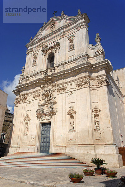 Duomo San Martino in Martina Franca  Apulien  Puglia  Italien  Europa