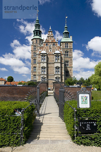 Schloss Rosenborg  Kopenhagen  Dänemark  Europa