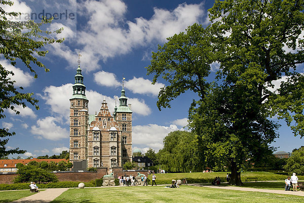 Schloss Rosenborg  Kopenhagen  Dänemark  Europa