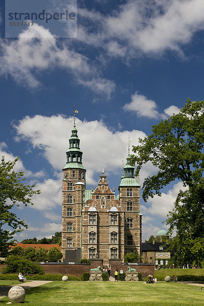 Schloss Rosenborg  Kopenhagen  Dänemark  Europa