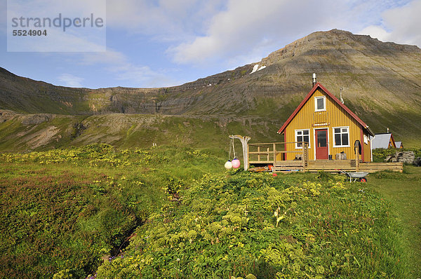 Hütte Europa Hornstrandir Island