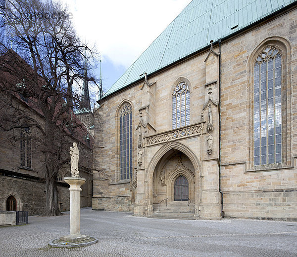 Erfurter Mariendom  Erfurt  Thüringen  Deutschland  Europa  ÖffentlicherGrund