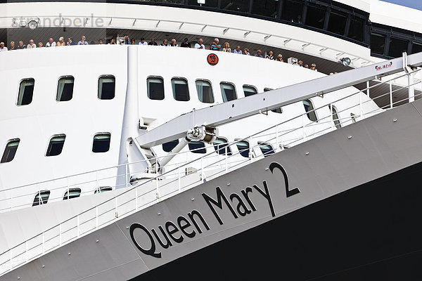 Kreuzfahrtschiff Queen Mary 2  Hamburg  Deutschland  Europa