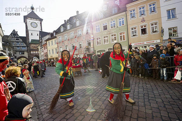 Karneval  Rosenmontag in Freiburg im Breisgau  Schwarzwald  Baden-Württemberg  Deutschland  Europa
