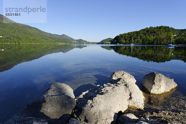 Fuschlsee bei Fuschl  Land Salzburg  Österreich  Europa