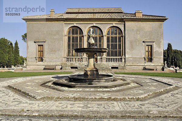 Casino bzw. Palazzetto im Garten des Palazzo in Fortezza  Villa Farnese  Caprarola  Latium  Italien  Europa