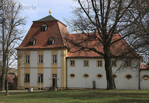 Schloss Oberschwappach  Gemeinde Knetzgau  Landkreis Haßberge  Bayern  Deutschland  Europa