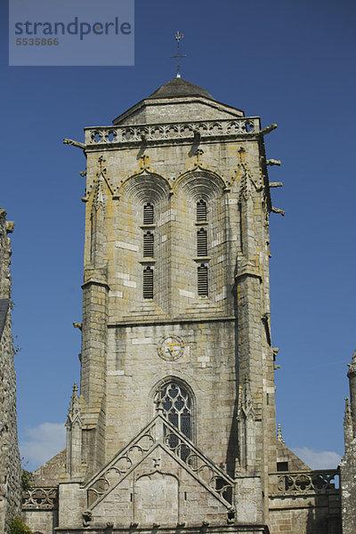 Kirche in Locronan  Finistere  Bretagne  Frankreich