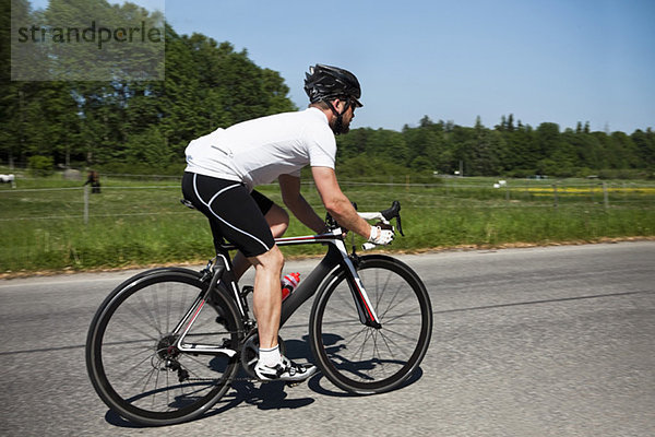 Radfahren mit Entschlossenheit