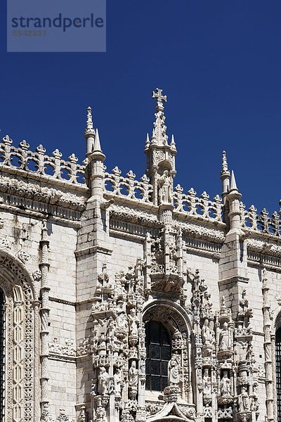 Praco do Imperio  Mosteiro dos Jeronimos  Kirche Santa Maria de Belem  Belem  Lissabon  Portugal  Europa