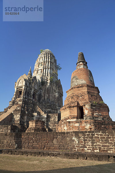 Wat Ratchaburana  Ayutthaya  Thailand  Asien