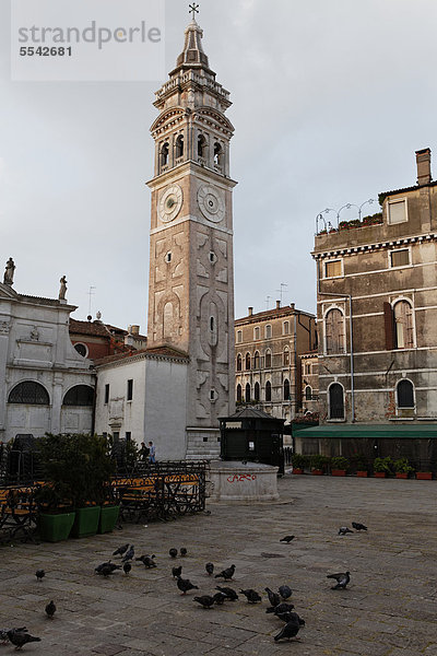 Santa Maria Formosa Kirche im Stadtteil Castello  Venedig  UNESCO Weltkulturerbe  Venetien  Italien  Europa