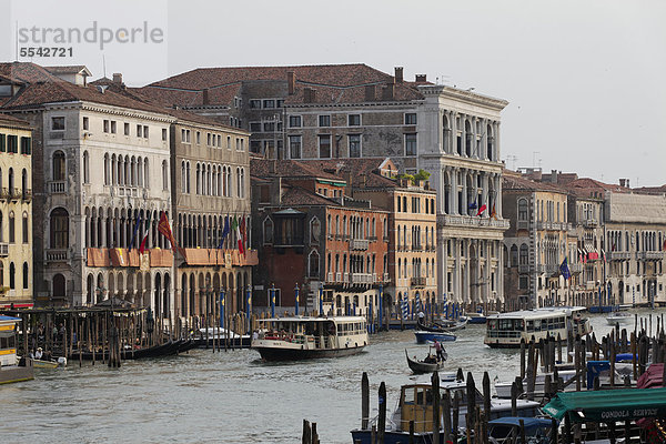 Europa UNESCO-Welterbe Canale Grande Italien Venetien