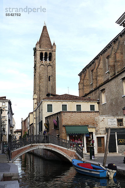 San Barnaba-Kirche  Stadtteil Dorsoduro  Venedig  UNESCO Weltkulturerbe  Venetien  Italien  Europa