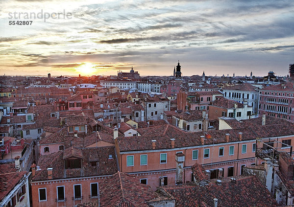 Dach Europa Sonnenaufgang Ignoranz UNESCO-Welterbe Italien Venetien