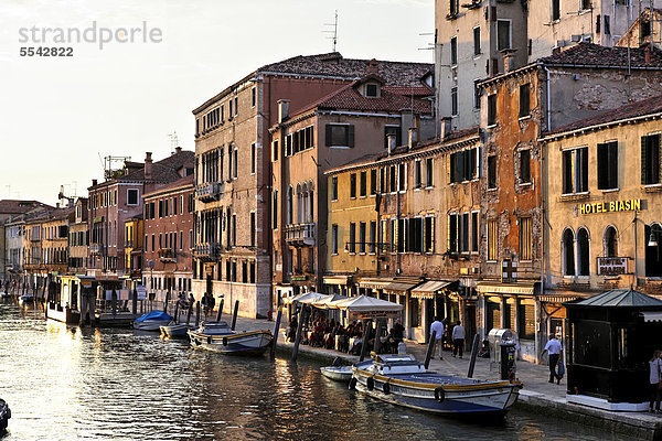 Europa UNESCO-Welterbe Cannaregio Italien Venetien