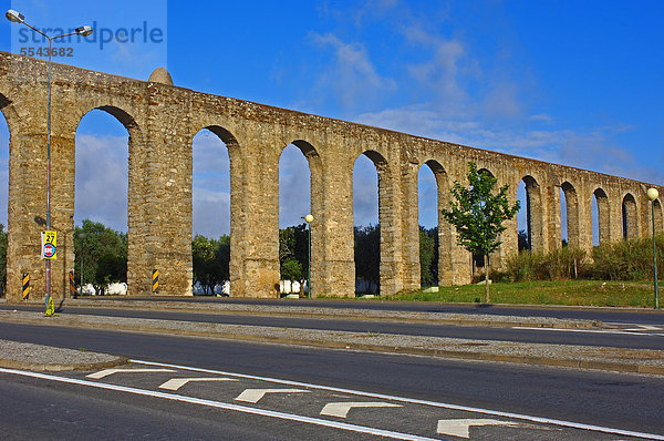 ¡gua de Prata Aquädukt  …vora  UNESCO Welterbe  Alentejo  Portugal  Europa