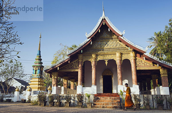 Wat Sop Sickharam Tempel  Luang Prabang  UNESCO-Weltkulturerbe  Laos  Indochina  Asien