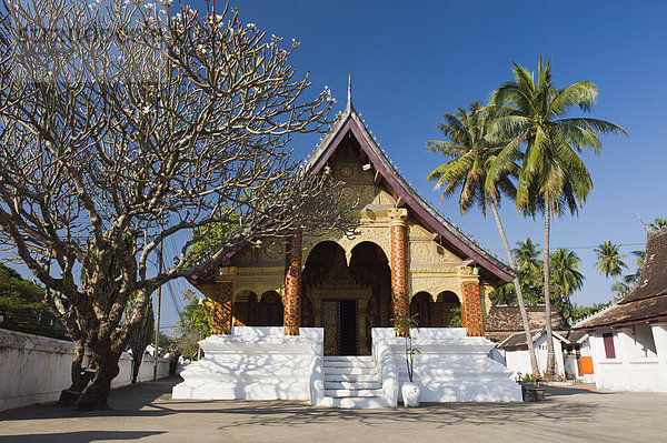 Wat Sirimoungkhounsayaram Tempel  Luang Prabang  UNESCO-Weltkulturerbe  Laos  Indochina  Asien