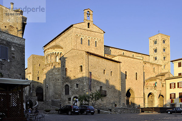 Romanischer Dom  Kathedrale Santa Maria  11. Jh.  Anagni  Latium  Italien  Europa
