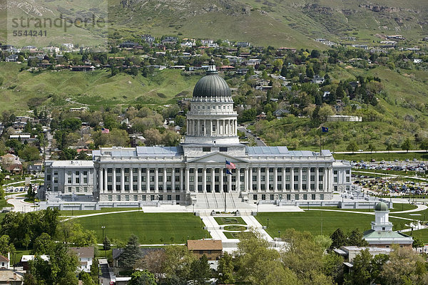 Vereinigte Staaten von Amerika USA Gebäude Hügel schlechte Angewohnheit Büro Salt Lake City Utah
