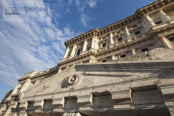Rückseite des Palazzo di Giustizia  Justizpalast  Rom  Italien  Europa