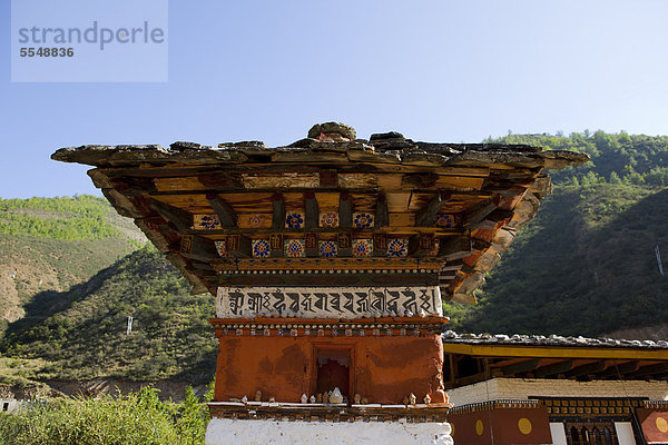 Stupa im traditionellen Baustil  Bhutan