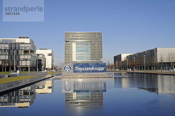 ThyssenKrupp  Thyssen Krupp  Konzernzentrale  Krupp-Stadt  Stahlindustrie  Ruhrgebiet  Essen  Nordrhein-Westfalen  Deutschland  Europa