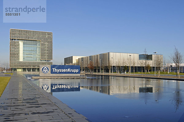 ThyssenKrupp  Thyssen Krupp  Konzernzentrale  Krupp-Stadt  Stahlindustrie  Ruhrgebiet  Essen  Nordrhein-Westfalen  Deutschland  Europa