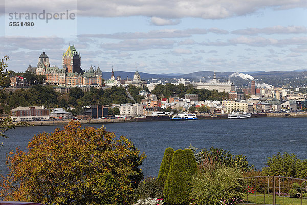 Großstadt Fluss UNESCO-Welterbe Kanada Lawrence alt Quebec