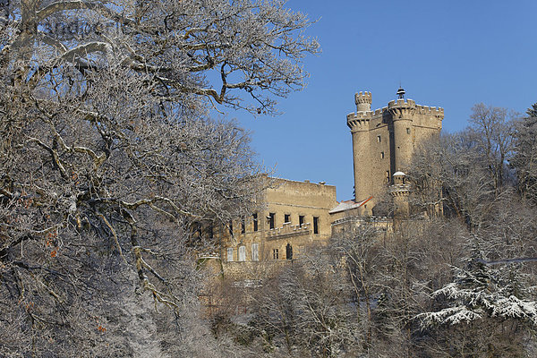 Das Schloss von Seymiers  Livradois Forez  Puy de Dome  Auvergne  Frankreich  Europa