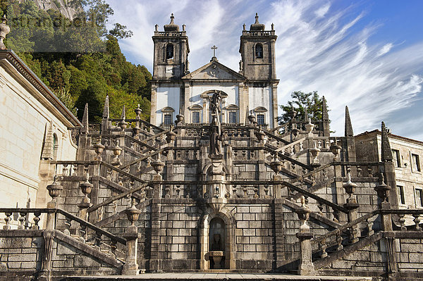 Nossa Senhora da Peneda Wallfahrtskirche  Nationalpark Peneda Geres  Provinz Minho  Portugal  Europa