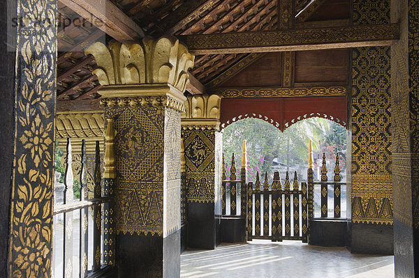 Wat Xieng Thong Tempel  Luang Prabang  Laos  Indochina  Asien