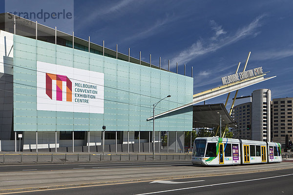 Hauptgebäude des Melbourne Convention and Exhibition Centre  Melbourne  Victoria  Australien