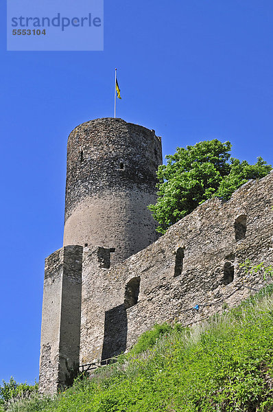 Burg Landshut in Bernkastel-Kues  Rheinland-Pfalz  Deutschland  Europa  ÖffentlicherGrund