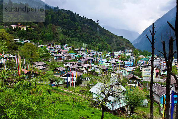 Lachen  Himalaya-Region Kanchenjunga  Sikkim  Indien