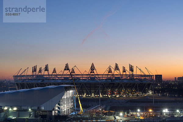 Olympiastadion  Olympiapark  Stratford  London  England  Großbritannien  Europa