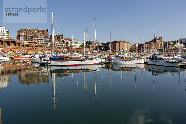 Hafen  Ramsgate  Kent  England  Großbritannien  Europa